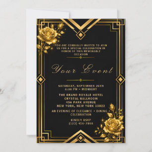 Luxury Evening Celebration Invitation