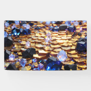 Luxury Fantasy Gemstone Abstract  Banner