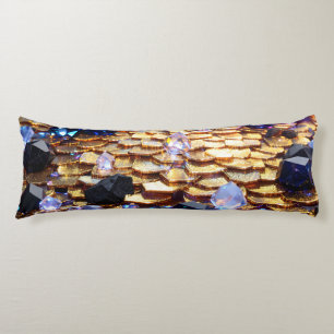 Luxury Fantasy Gemstone Abstract Body Pillow