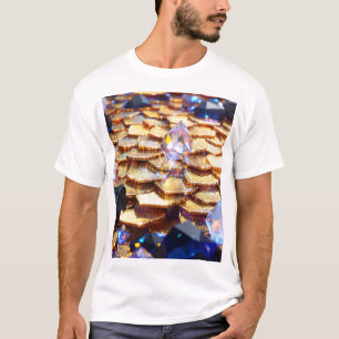 Luxury Fantasy Gemstone Abstract  T-Shirt