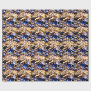 Luxury Fantasy Gemstone Abstract Wrapping Paper