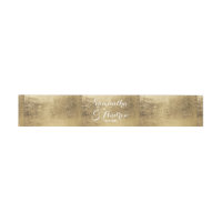 Luxury faux gold leaf wedding