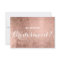 Luxury faux rose gold leaf be my Bridesmaid