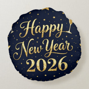Luxury Festive Home Decor Round Pillow-New Year Pillow
