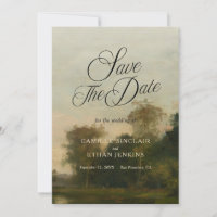 Luxury Fine Art Save the Date