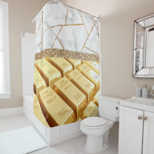 Luxury Fine Gold Interior Marble Glitter