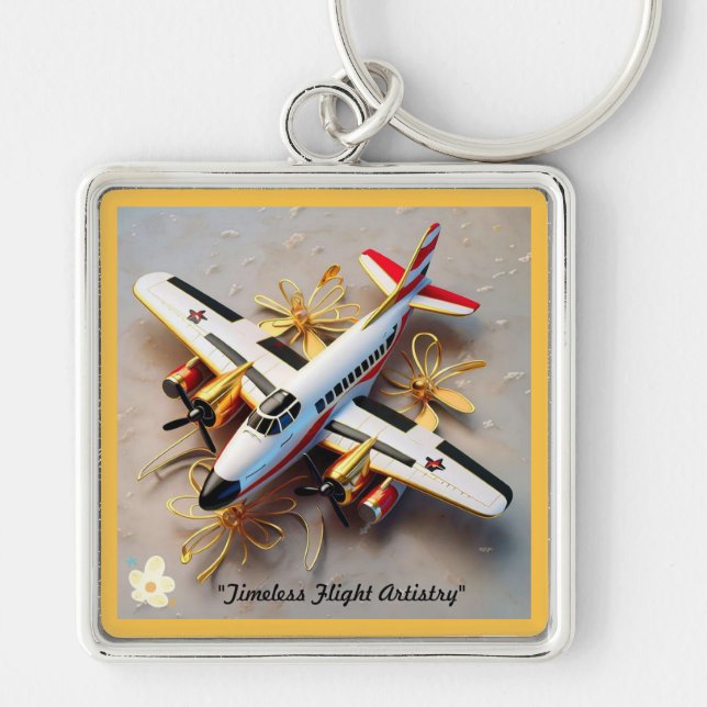 "Luxury Flight Designs" Keychain (Front)
