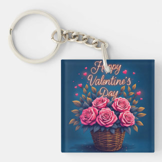 Luxury Floral Beautiful Love Popular Collection Keychain