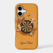Luxury Floral Darts Board iPhone / iPad case