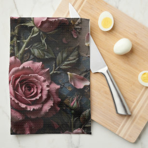Luxury Floral Decorative Kitchen Towel