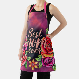 Luxury Floral Modern Gift Collection Apron