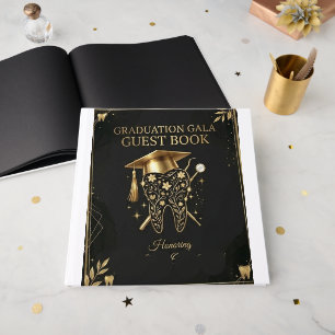 Luxury Floral Tooth Dental Hygienist Graduation Gu Guest Book