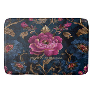 Luxury Floral Vintage Royal Bath Mat