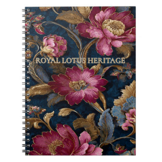 Luxury Floral Vintage Royal Notebook