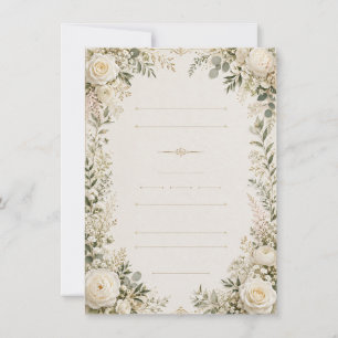Luxury Floral Wedding Invitation