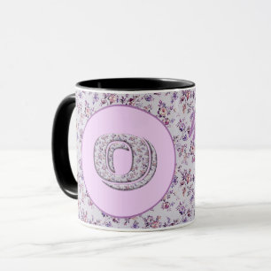Luxury Flowers Monogram O Mug