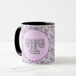 Luxury Flowers Monogram T Mug