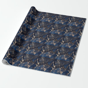 Luxury Fluid Art: Abstract Alcohol-Ink Wrapping Paper