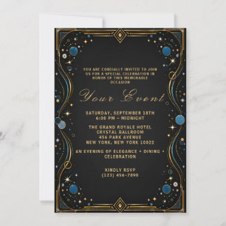 Luxury Formal Party Invitation Night Celebration