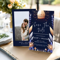 Luxury Fuchsia Crown Royal Blue Wedding