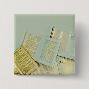 Luxury gifts for book lovers 2 inch square button