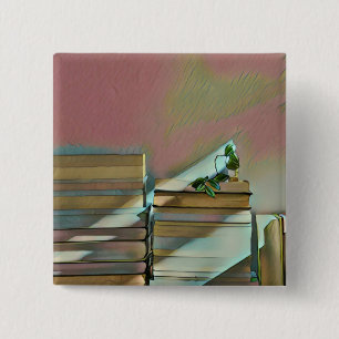 Luxury gifts for book lovers 2 inch square button