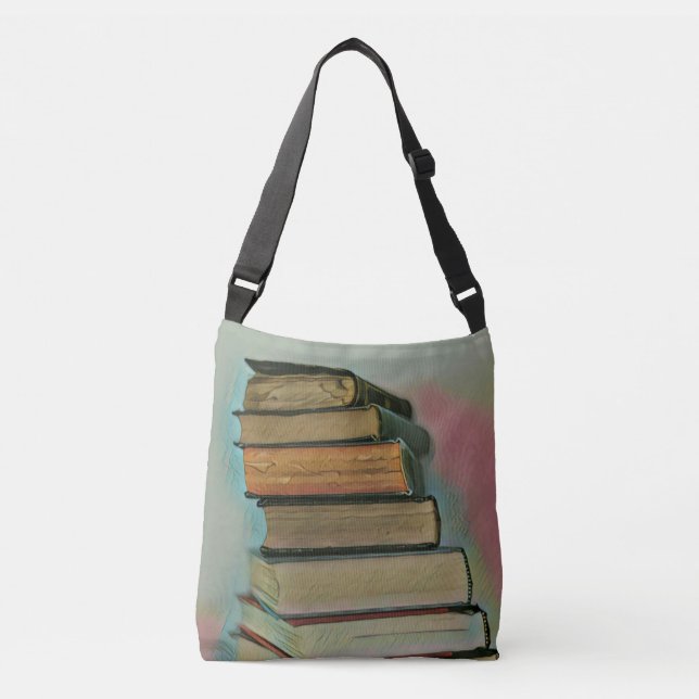Luxury gifts for book lovers crossbody bag (Front)