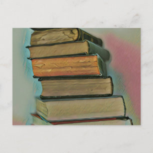 Luxury gifts for book lovers postcard