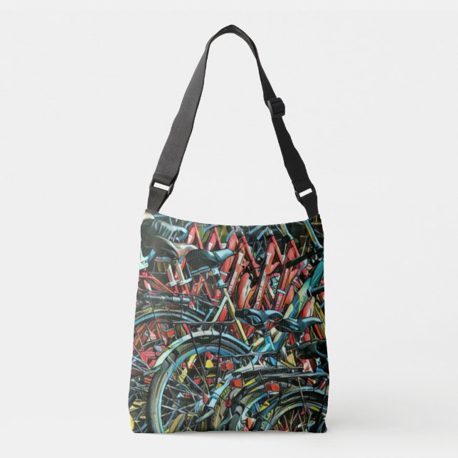 Luxury gifts for cyclists crossbody bag (Front)