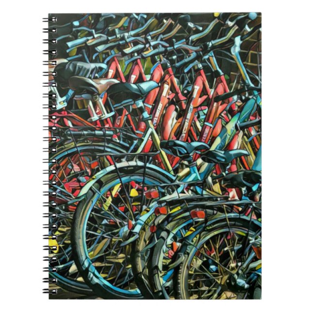 Luxury gifts for cyclists notebook (Front)