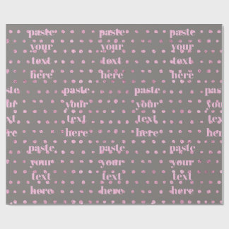 Luxury glitter dots wrapping paper