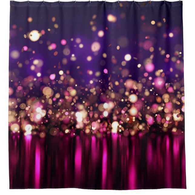 Luxury Glitter Glow 3D Background. (Front)
