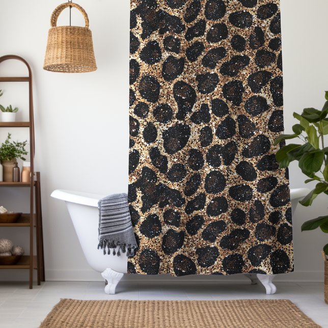 Luxury Glitter Gold Brown Black Leopard Pattern (Creator Uploaded)
