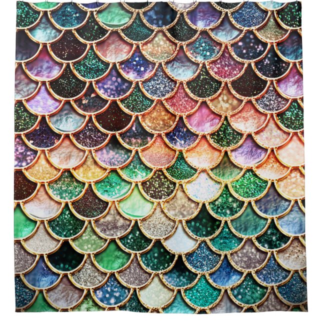 Luxury Glitter Mermaid Scales - Multicolor (Front)