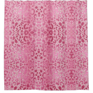 Luxury Glitter pink Leopard Pattern