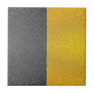 Luxury Gold and Black Ceramic Tiles (Chic Texture)