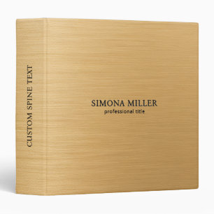 Luxury Gold Background Binder