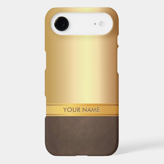 Luxury Gold Background Custom Name iPhone 6 case (Back)