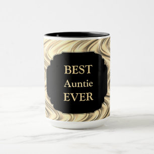 Luxury Gold ‘Best Auntie Ever’ design Mug
