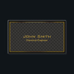 Luxury Gold Border Chemical Engineer Business Card<br><div class="desc">Luxury Gold Border Chemical Engineer Business Card.</div>