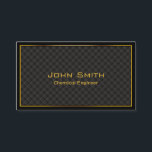 Luxury Gold Border Chemical Engineer Business Card<br><div class="desc">Luxury Gold Border Chemical Engineer Business Card.</div>