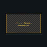 Luxury Gold Border Mathematician Business Card<br><div class="desc">Luxury Gold Border Mathematician Business Card.</div>