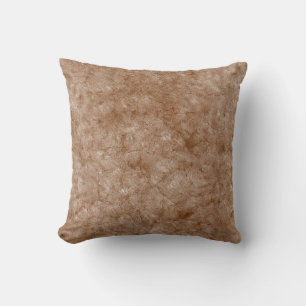 Luxury Gold & Bronze Metallic Texture Throw Pillow