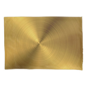 Luxury Gold Brushed Metal Texture 6 Pillowcase