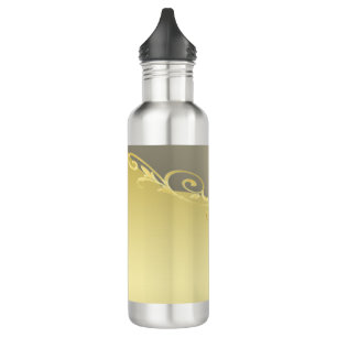 Luxury gold decorative on gold & silver, Monogram  710 Ml Water Bottle