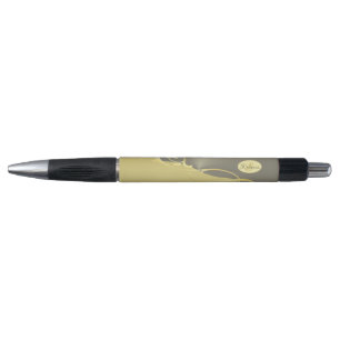 Luxury gold decorative on gold & silver, Monogram Pen