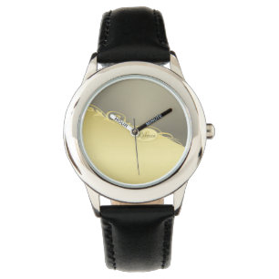 Luxury gold decorative on gold & silver, Monogram Watch