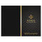 Luxury Gold Diamond Monogram Elegant Bi-Fold