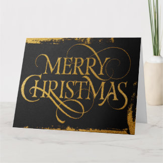 Luxury Gold Foil Christmas Card | Winter Glam