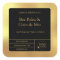 Luxury Gold Frame & Script Candle Sticker Label